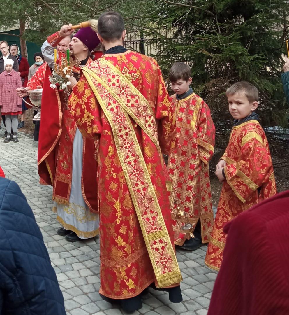 Храм Георгия Победоносца в Челябинске Пасха